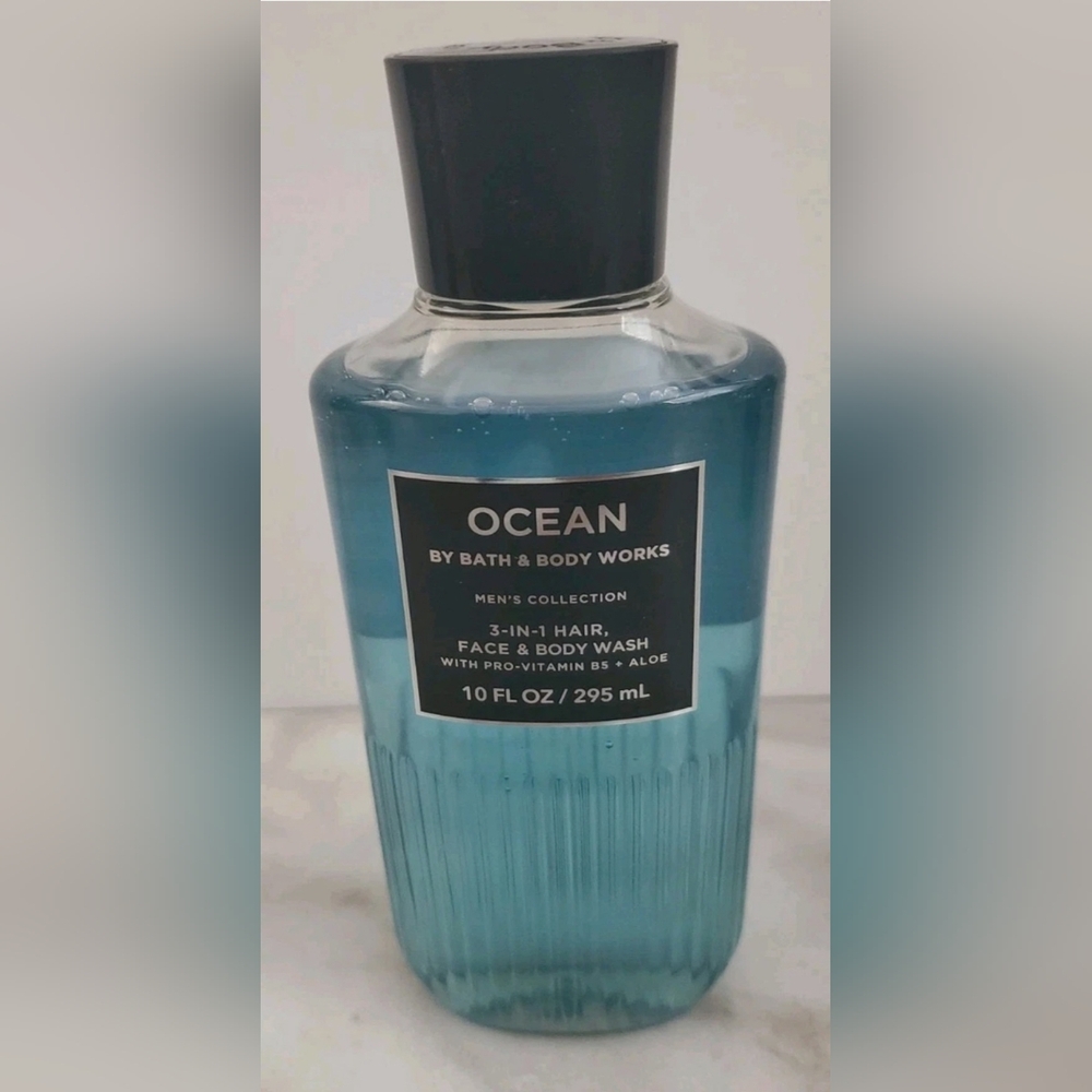 4 BOTTLES FOR $40  - Bath & Body Works Ocean 3-in-1 Hair, Face,Body Wash.
